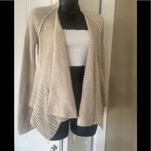 🌾 neutral knit cardi